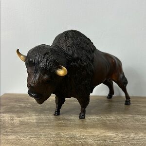 Vintage Breyer Molding Co Large Buffalo Bison Made In USA 12”